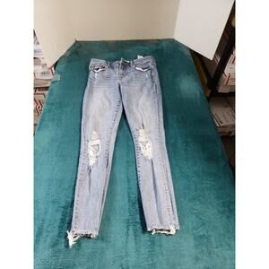 Abercrombie & Fitch Jeans Size 6 Womens Blue Pants Stretch Mid Rise Skinny